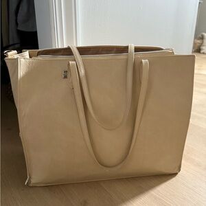 Beis Large Work Tote in Beige